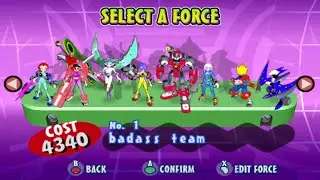 Gotcha Force (GameCube) - Battle Mode Menu