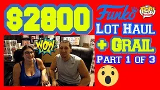 $2800 Funko Pop Lot Haul Collection with 2 Grail Hits Part 1 of 3