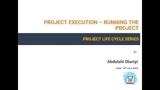 Project Execution: Running the Project - Abdulahi Olaniyi