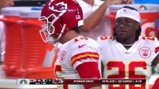 Tyreek Hill has 2 touchdowns in the 1st half