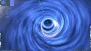 Cintus Galaxy black hole journey via Space Engine