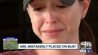 Valley parents outraged after daughter placed on school bus