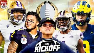 Michigan vs Washington predictions. Who will win the CFP National Championship? | The Kickoff 🏈