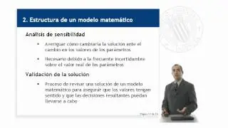 Modelo matemático de optimización | 2/8 | UPV