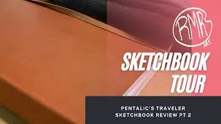 Travel Sketchbook Tour (a part 2 of Pentalic Traveler Sketchbook review)