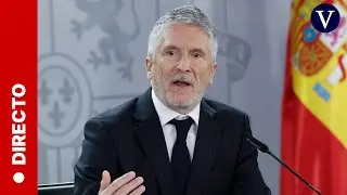 Rueda de prensa del ministro del Interior, Fernando Grande-Marlaska