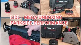 LIDL MEGA UNBOXING PARKSIDE PERF. 7 ΕΡΓΑΛΕΊΑ ΠΩΣ ΔΟΥΛΕΎΟΥΝ ΣΤΟ ΞΥΛΟ ΣΕΓΑ ΣΠΑΘΟΣΕΓΑ ΔΙΣΚΟΠΡΙΟΝΟ K.A.
