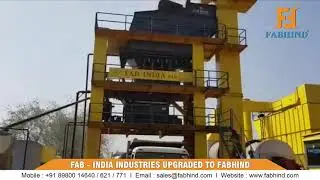 Asphalt Batch Mix Plant   Fab 1300, Hot Mix Plant, FABHIND 720p