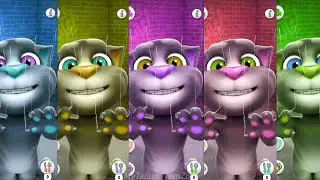 My Talking Tom Cat Color Effect Funny Moments | Talking Tom Cat color Video ( Part 60)