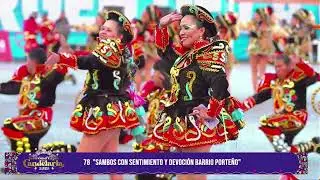 SAMBOS CON SENTIMIENTO Y DEVOCIÓNBARRIO PORTEÑO | Candelaria Puno 2025
