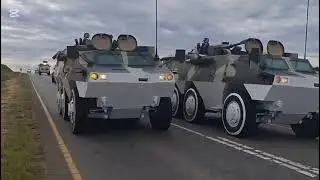 The Namibian Defence Force (NDF) conducted a full-scale military rehearsal earlier today in