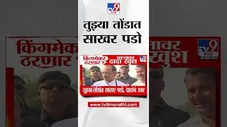 तुझ्या तोंडात साखर पडो, किंगमेकरच्या प्रश्वावर Ajit Pawar यांची प्रतिक्रिया | Assembly Election
