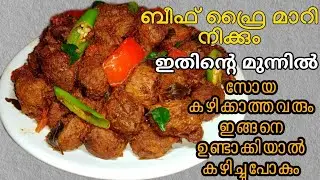 𝗡𝗼𝗻𝗩𝗲𝗴 രുചിയിൽ ഒരടിപൊളി 𝗦𝗼𝘆𝗮𝗖𝗵𝘂𝗻𝗸𝘀 | SoyaChunks Gravy-Soya Roast Recipe-Nonveg Recipe