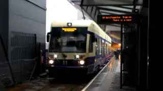 National Express Midland Metro T69 No11 Departing Birmingham Snow Hill (31st January 2014)