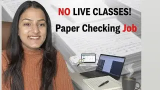No Live Classes! Get Paid for Paper Setting & Answer Sheet Evaluation