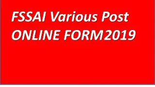 FSSAI Recruitment 2019 Technical Officer, Assistant, FSO | FSSAI Vacancy 2019 | FSSAI Job 2019