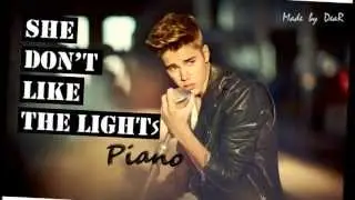 She don't like the lights - Justin Bieber Karaoke HD