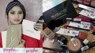 Purplle Makeup Shopping Haul || Makeup Revolution & many more