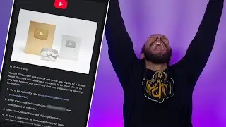 Claiming my 100K Subscribers YouTube Silver Play Button Plaque!