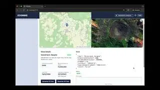 Detection of Open Crust Mining Activity and 3D visualization