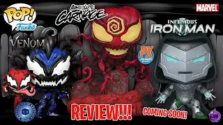 *НОВИНКА* Funko Pops &mdash; июль 2020 г. | Absolute Carnage, Mayhem, Carla Carnage и Infamous Ironman (ОБЗОР)