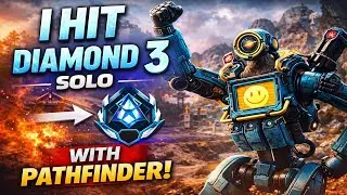 I Hit Diamond 3 SOLO with Pathfinder! | Apex Legends Ranked