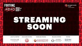 Fortune India 40 Under 40 2025 is happening live&mdash;watch&nbsp;now!