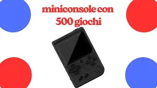 game console portatile con 500 giochi integrati