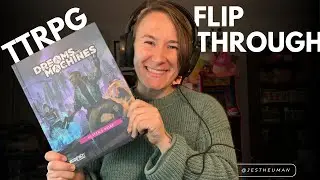 Dreams and Machines Players Guide TTRPG Flipthrough from @Modiphius