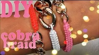 DIY ♥ Cobra Braid and Curb Chain Bracelet (HelloBerry)