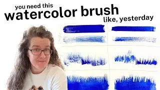 The best brush for watercolor pet portraits