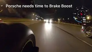 Porsche Turbo S Stage 4 Meth 800hp & Gixxer 1000 Roll Race in Mexico