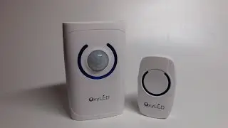OxyLED D01 4 in 1 Wireless Doorbell, Motion Sensor Light, Emergency Flashlight, Security Alarm