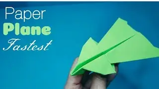 How to make fastest paper Plane | Easy paper plane | Fastest plane | #origami #papercrafts #plane 