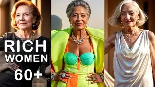 How to Dress like an European Rich Woman Over 60, 50, 70 Years Old