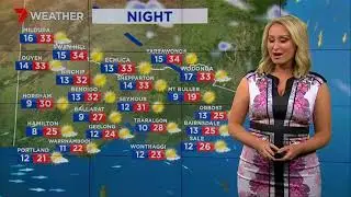 A lovely day in Melbourne tomorrow. Bright sunshine offset by a cool breeze, a top of 26.