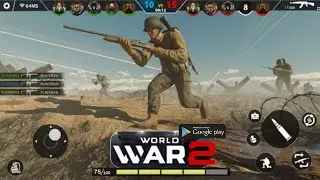 World War 2 Games: Multiplayer FPS Shooting Games  - Android Gameplay Part 1