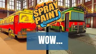 Watch This Bus Get a Crazy Makeover! / Spray Paint Simulator
