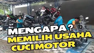 USAHA CUCI MOTOR HIDROLIK PEMULA MODAL CARA BUKA BISNIS STEAM TANPA SENTUH DAN MOBIL #usahacucimotor