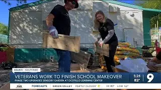 Veterans return to Southside school to continue makeover
