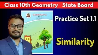 practice set 1.1 Similarity, Class 10 Geometry, Student Point Academy, Maharashtra State Board
