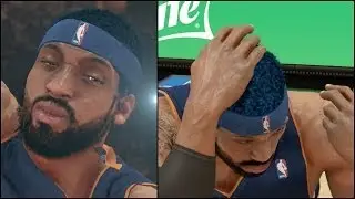 NBA 2k14 MyCAREER PS4 Gameplay - Blue Hairdo Bridges Slams & Stunts on Suns
