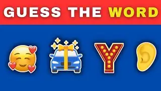 Guess The Word by Emojis | New Year Game Challenge | Happy New Year 2025 Edition