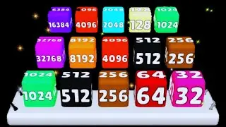 Turn and Merge 2048 - Gameplay  #gameparkarea #2048 #puzzlegame #mergecube