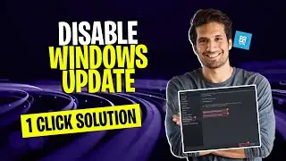 Disable Windows AUTO UPDATE Permanently in Windows 10/11 [2024] | (JUST 1 Click) | Tech 360&deg;