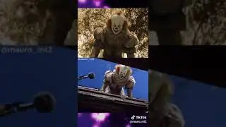 Behind the scenes of the movie PENNYWISE