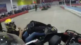 k1 speed race crash with lapper 