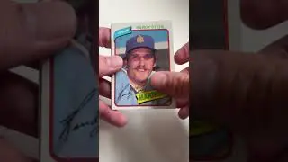 Разрываю набор бейсбольных карточек Topps 1980 года. Рики Хендерсон &mdash; новичок? #бейсбольныекарточ...