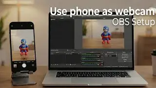 How to Use Phone as Webcam in OBS Studio (Free | DroidCam)
