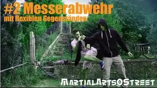 MAS - #2 Abwehr Messerangriff mit Gürtel & Schal / Selbstverteidigung / Martial Arts / Stichwaffen